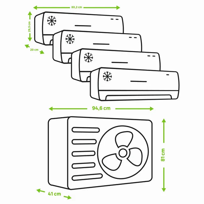 Aire acondicionado 4x1 BOSCH 3000i 3000+3x2000 fg